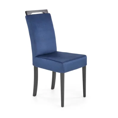 CHAIR CLARION 2, BLACK / BLUE